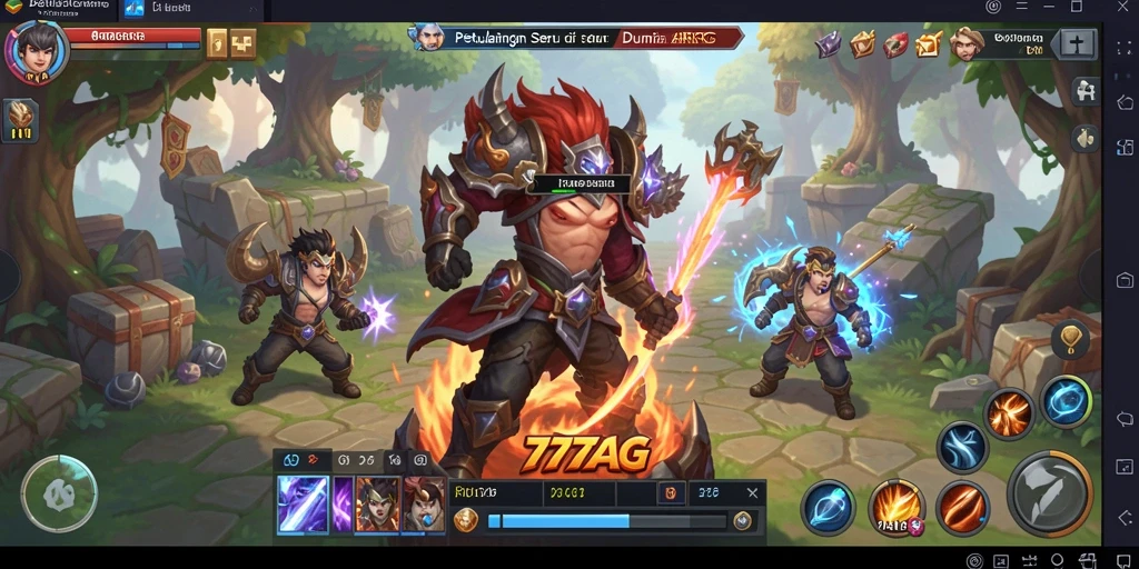 Tampilan memukau dari gameplay <strong>777AG</strong> yang penuh aksi.