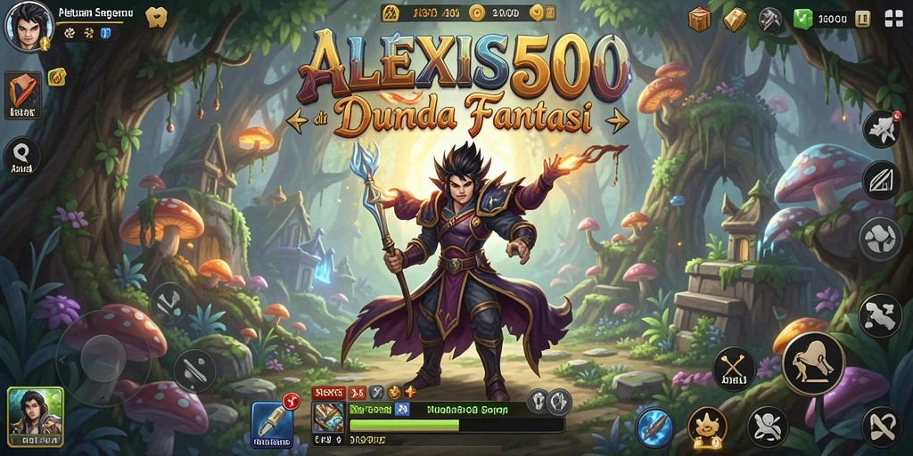 Tampilan menarik dari gameplay ALEXIS500 yang menyuguhkan petualangan.