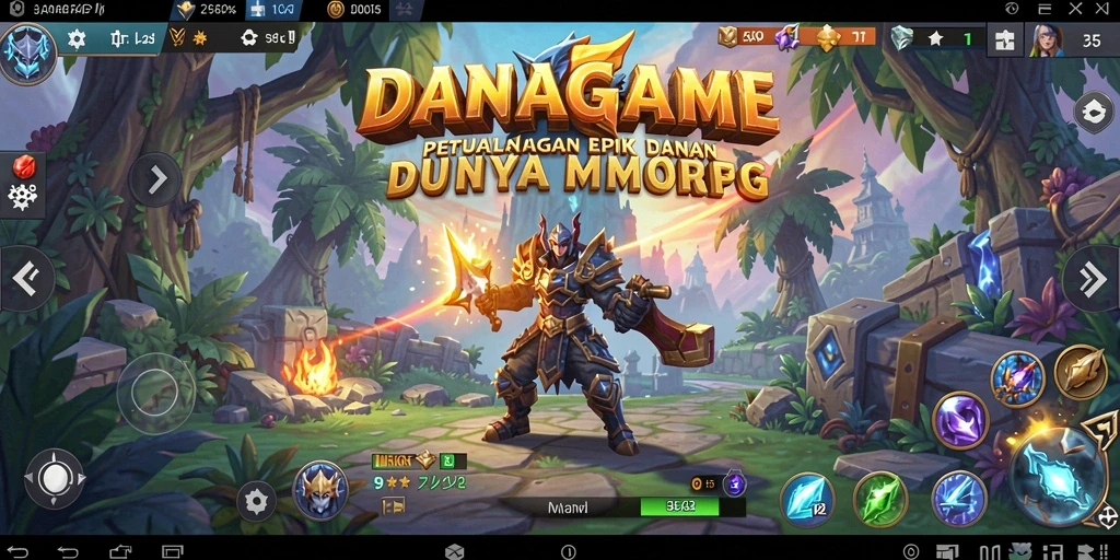Tampilan gameplay yang intens dan mendebarkan dalam <strong>DANAGAME</strong>.