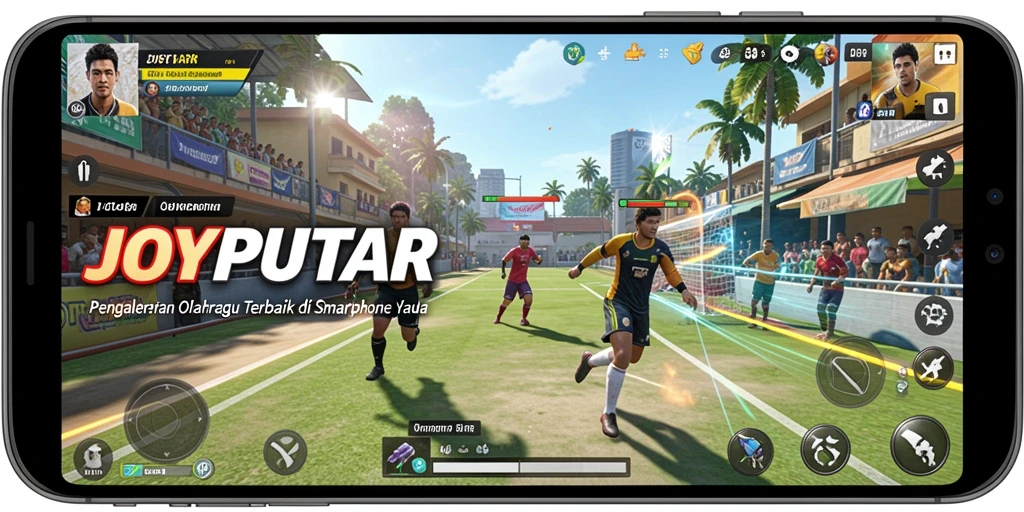 Tampilan gameplay JOYPUTAR saat pengguna melakukan taruhan olahraga.
