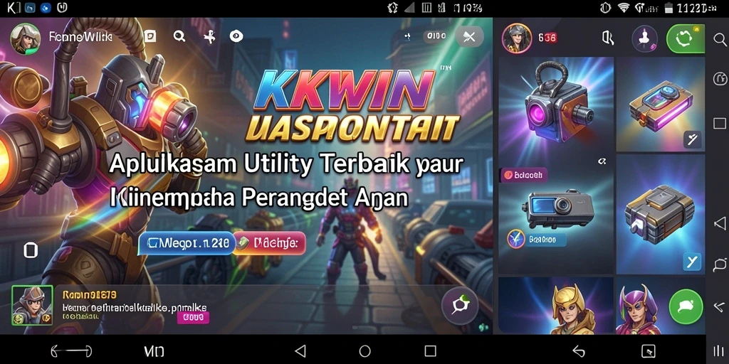 Tampilan antarmuka KKWIN yang menarik dan mudah digunakan.