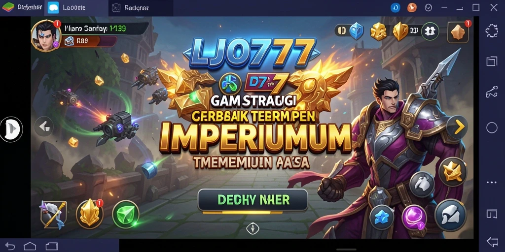 Tampilan layar gameplay LJO777 yang menegangkan dan strategis.