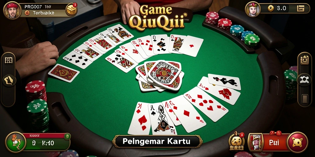 Screenshot menunjukkan momen seru gameplay QiuQiu di PRG007.