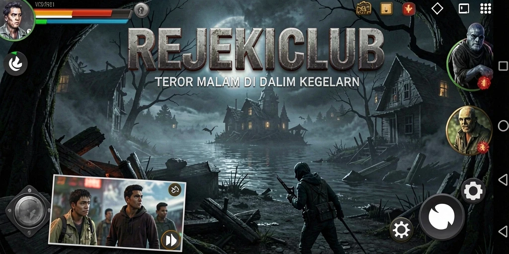 Tangkap suasana menegangkan dalam gameplay REJEKICLUB.