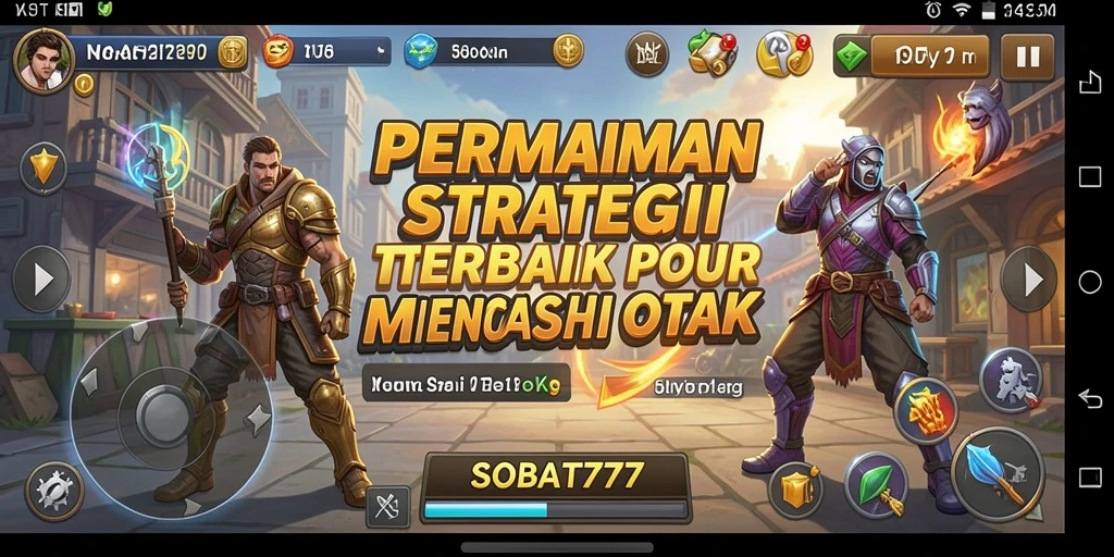 Tampilan gameplay yang menegangkan dan penuh strategi di SOBAT777.