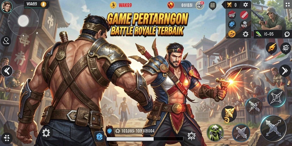 Tampilan gameplay seru di <strong>WAK89</strong> dengan momen pertempuran intens.