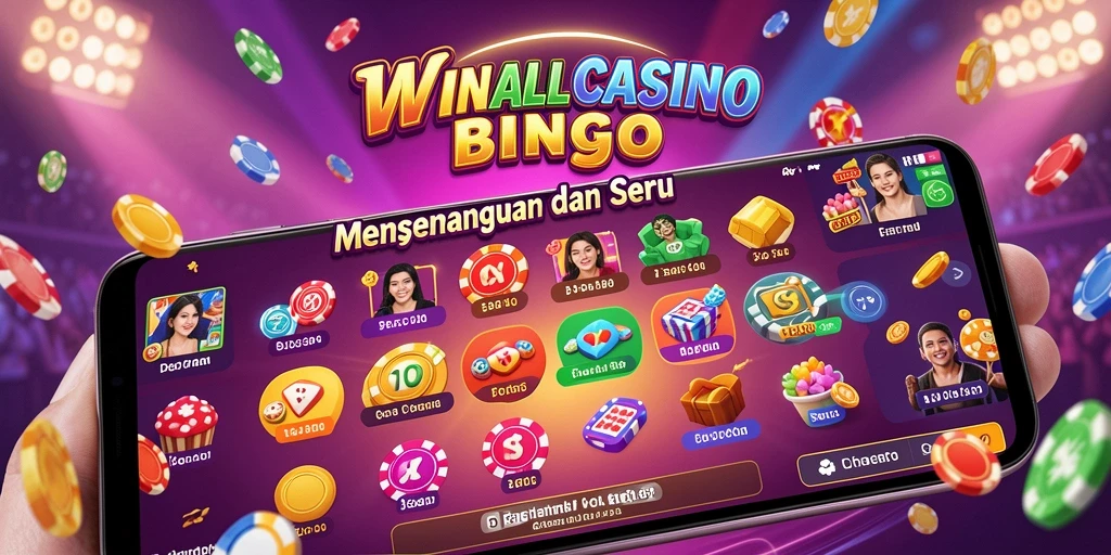 Screenshot permainan WINALLCASINO yang menampilkan pengalaman bermain Bingo yang seru.