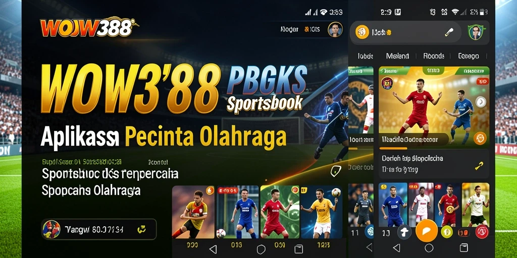 Tampilan gameplay Sportsbook yang menarik dan interaktif di WOW388.